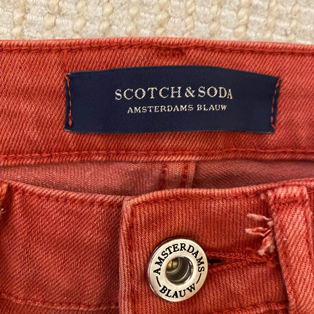 Women’s scotch and soda red jeans, size 25/32 - Picture 4 of 12